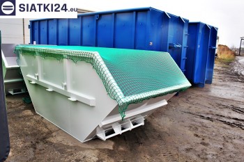Siatki Niepołomice - Siatka przykrywająca na kontener - zabezpieczenie przewożonych ładunków dla terenów Niepołomic