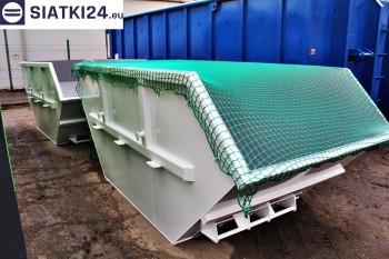 Siatki Niepołomice - Siatka przykrywająca na kontener - zabezpieczenie przewożonych ładunków dla terenów Niepołomic
